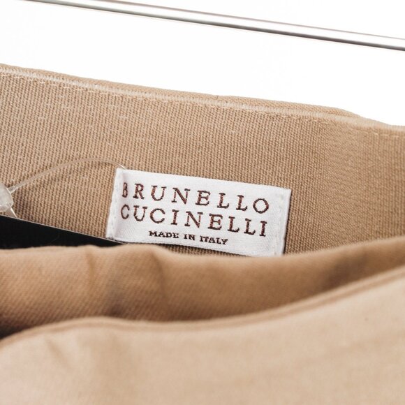 Brunello Cucinelli Monili Bead Khaki Pants - Picture 11 of 16